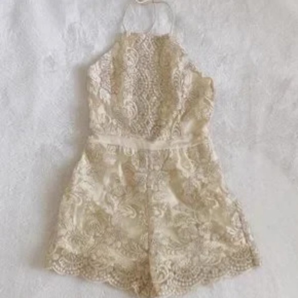 Gold Romper